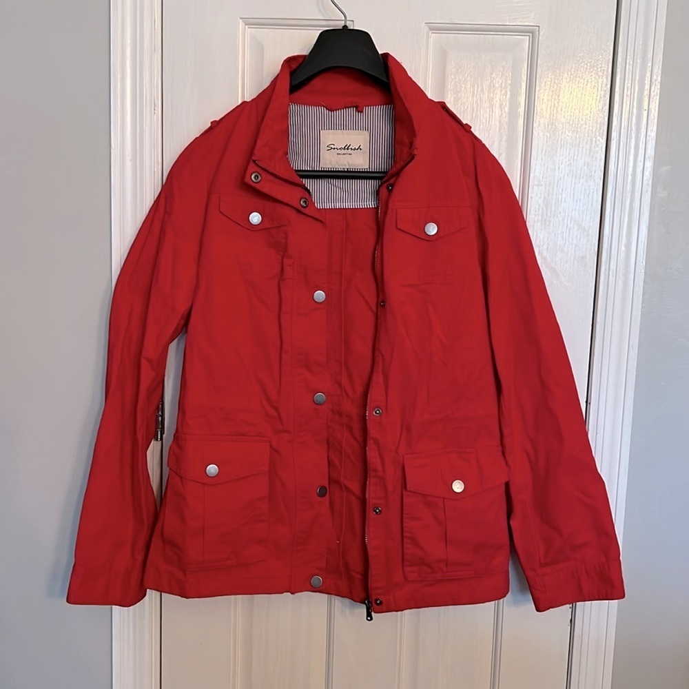 Snobbish red Cotton jacket L